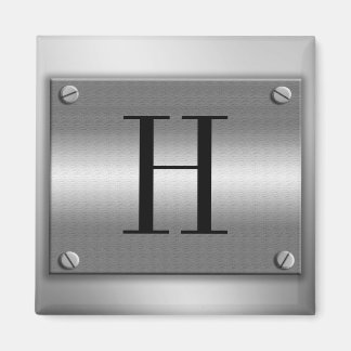 Monogramm Metallrahmen mit Schraubenziehrahmen Magnet