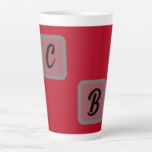 Monogramm Milchtasse (Vorderseite)