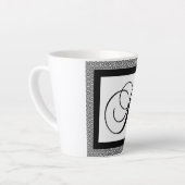 MONOGRAMM MILCHTASSE (Linke Ecke)
