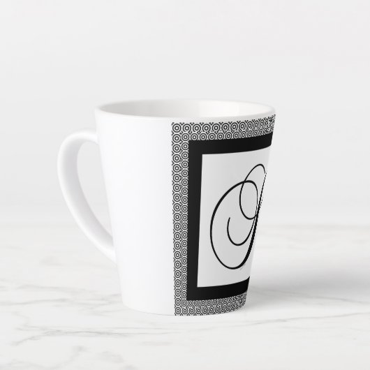 MONOGRAMM MILCHTASSE (Linke Ecke)