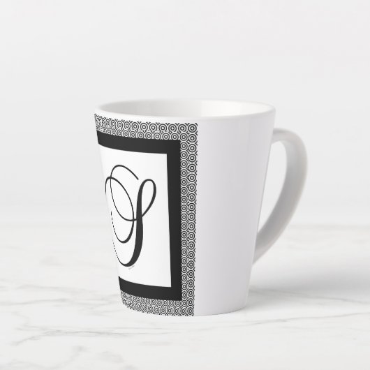 MONOGRAMM MILCHTASSE (Rechte Ecke)