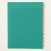 Monogramm-Minimalaqua Planer (Rückseite)