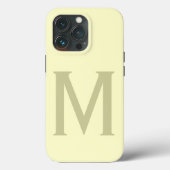 Monogramm Minimalistisch Name Anfänglich modern hi Case-Mate iPhone Hülle (Rückseite)