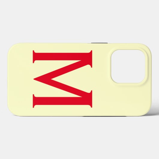 Monogramm Minimalistisch Name Anfänglich modern hi Case-Mate iPhone Hülle (Rückseite (Horizontal))