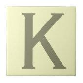 Monogramm Minimalistisch Name Anfänglich modern hi Fliese (Vorderseite)