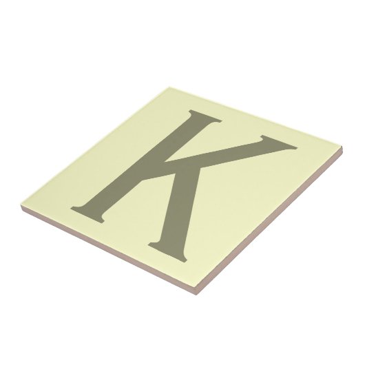 Monogramm Minimalistisch Name Anfänglich modern hi Fliese (Seite)