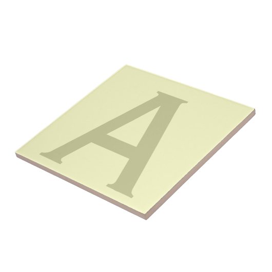 Monogramm Minimalistisch Name Anfänglich modern hi Fliese (Seite)