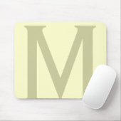 Monogramm Minimalistisch Name Anfänglich modern hi Mousepad (Mit Mouse)
