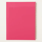 Monogramm minimalistisch rosa planer (Rückseite)