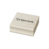 Monogramm minimalistischer benutzerdefinierter Nam Gummistempel (Stempel)