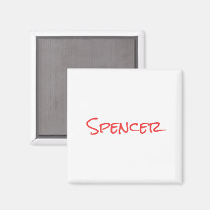 Monogramm minimalistischer benutzerdefinierter Nam Magnet