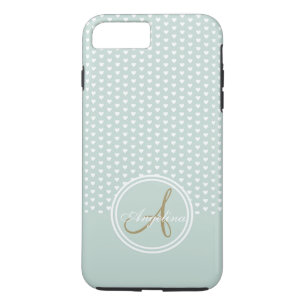 Monogramm-Minzherzen Case-Mate iPhone Hülle