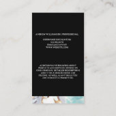 Monogramm | Mischmarmor | Lux Visitenkarte (Rückseite)