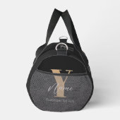 Monogramm mit Anfangsbuchstabe Y und personalisier Duffle Bag (Rechts)