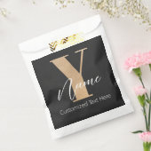 Monogramm mit Anfangsbuchstabe Y und personalisier Geschenktütchen (Versiegelt)