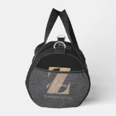 Monogramm mit Anfangsbuchstabe Z und individuellem Duffle Bag (Rechts)