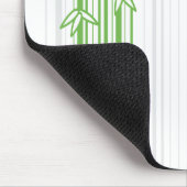 Monogramm mit Bambushintergrund - Buchstabe H Mousepad (Ecke)