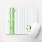 Monogramm mit Bambushintergrund - Buchstabe H Mousepad (Mit Mouse)