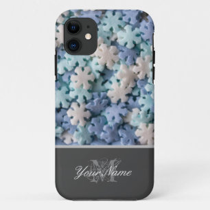 Monogramm mit bunten Zuckerschneeflocken! Case-Mate iPhone Hülle