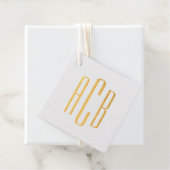 Monogramm mit drei Buchstaben Geschenkanhänger (Mit Box)