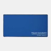 Monogramm mit einfachem Namen 2 Zeilen mit benutze Schreibtischunterlage (Vorderseite)