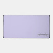 Monogramm mit einfachem Namen 2 Zeilen mit benutze Schreibtischunterlage (Vorderseite)