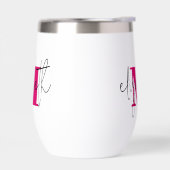 Monogramm mit handgeschriebenem Namen (Links)