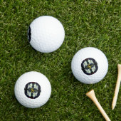 Monogramm mit Ihrem Anfangsbuchstaben und Namen Cl Golfball (Insitu Gras)