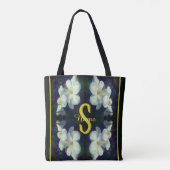 Monogramm mit Ihrem Anfangsbuchstaben und Namen Cl Tasche (Rückseite)
