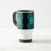 Monogramm mit Ihrem initialen Namen Lily Kunst Per Reisebecher (Vorderseite Links)