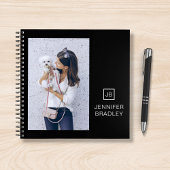 Monogramm Mit Monogramm Foto Chic Personalisiert N Notizblock