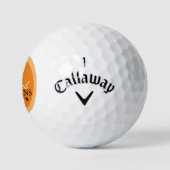 Monogramm Mit Monogramm orange Golfball (Logo)