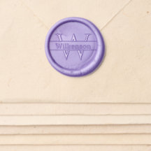 Monogramm mit Name Wax Siegel