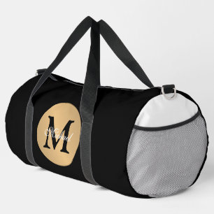 Monogramm mit personalisiertem Namen im Circle But Duffle Bag