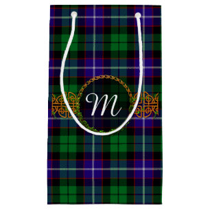 Monogramm Mitchell Tartan Kleine Geschenktüte