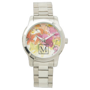 Monogramm   Mitte Juli Armbanduhr