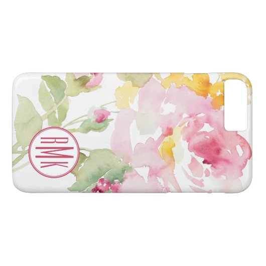 Monogramm | Mitte Juli Case-Mate iPhone Hülle (Rückseite (Horizontal))