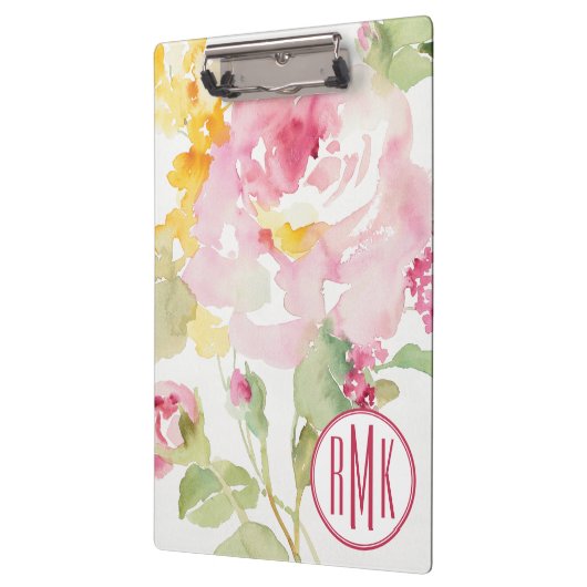 Monogramm | Mitte Juli Klemmbrett (Links)