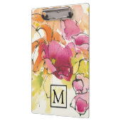 Monogramm | Mitte Juli Klemmbrett (Links)