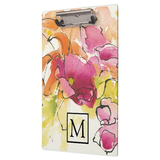 Monogramm | Mitte Juli Klemmbrett (Links)