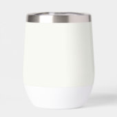 Monogramm Modern Einfach Elegant Elfenbein Weiß Ma (Rückseite)