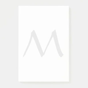 Monogramm modern einfache Minimalisten schlicht Post-it Klebezettel