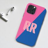 Monogramm Modern Farbig iPhone Hülle