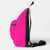 Monogramm Modern Hot Pink Crossbody Bag (Rechts)