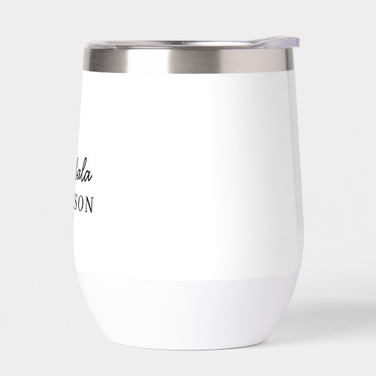 Monogramm Modern Minimalistisch Sauber Einfach Wei (Links)
