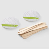 Monogramm. Moderne Golf Ball Textur. Fächer (Non-assembled)