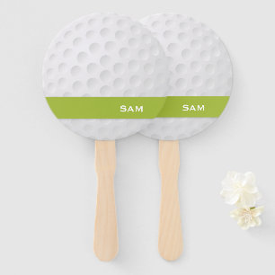 Monogramm. Moderne Golf Ball Textur. Fächer