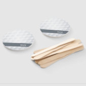 Monogramm. Moderne Golf Ball Textur. Fächer (Non-assembled)