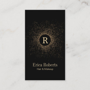 Monogramm-modernes Haar u. Maskenbildner Visitenkarte