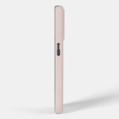 Monogramm Modernes Minimales Blush Pink Case-Mate iPhone Hülle (Rückseite / Rechts)